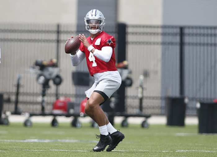 Dak Prescott at Cowboys minicamp